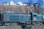 CNJ 1542 stands idle on a sunny January Sunday in the yard